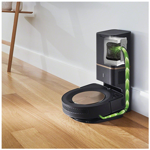 Dulkių siurblys robotas iRobot Roomba s9+, dust disposal, juodas/vario Prekė - ROOMBAS9PLUS