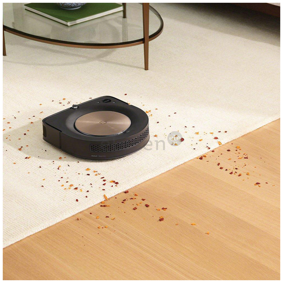 Dulkių siurblys robotas iRobot Roomba s9+, dust disposal, juodas/vario Prekė - ROOMBAS9PLUS