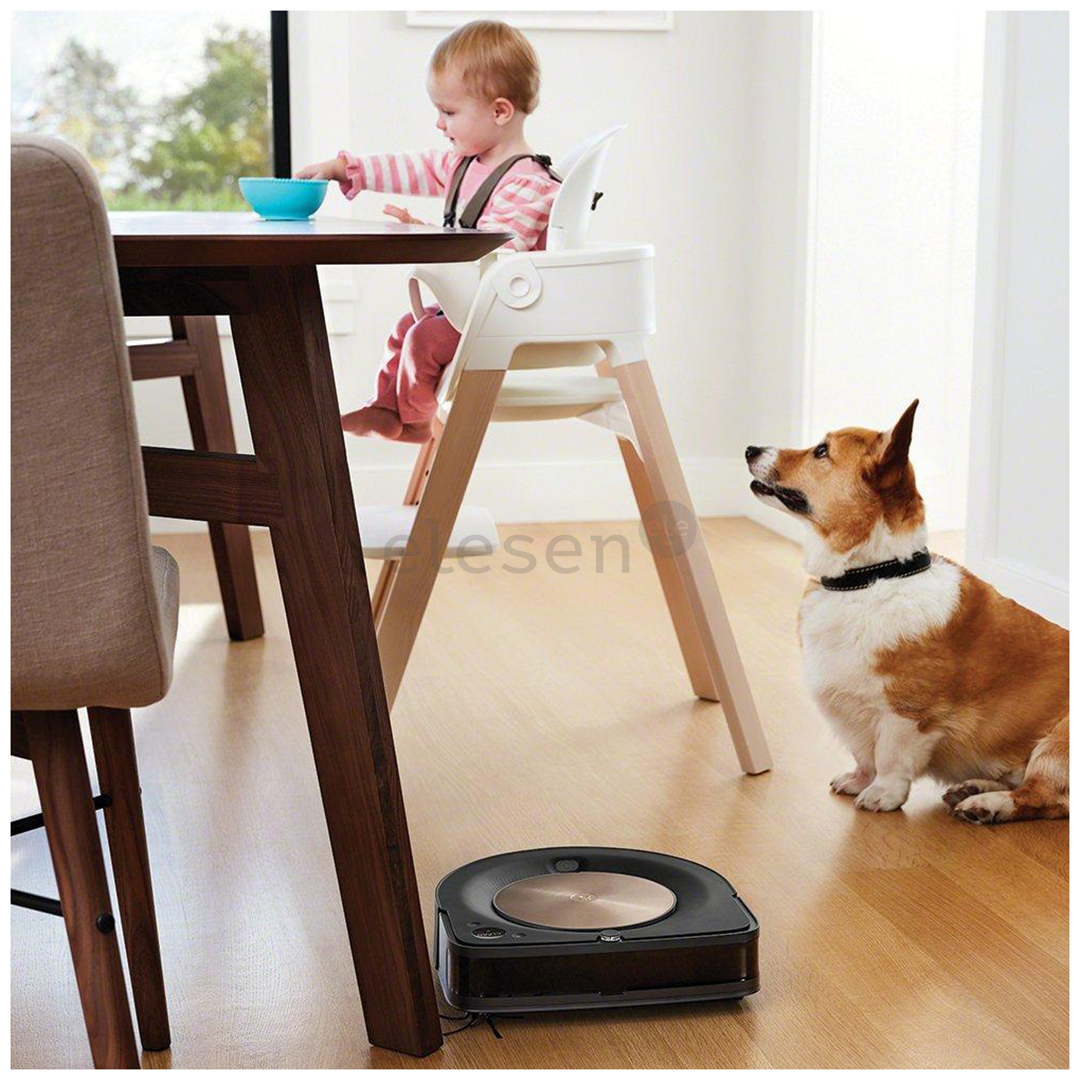 Dulkių siurblys robotas iRobot Roomba s9+, dust disposal, juodas/vario Prekė - ROOMBAS9PLUS