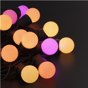 Twinkly Festoon Lights 20 RGB, 10 m, juoda - Išmanioji lempučių girlianda