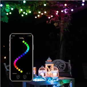 Girlianda Twinkly Festoon Lights 20 RGB Lamps, 10m Prekė - TWF020STP-BEU