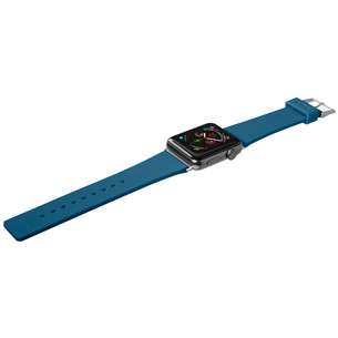 Dirželis Laut Active Apple Watch, 42mm, Silikoninis, Mėlynas