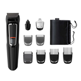 Philips Multigroom 3000 Series, 9-in-1, juoda - Plaukų kirpimo mašinėlė