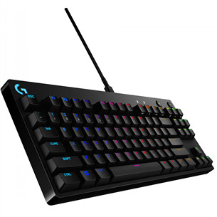 Logitech G Pro GX Blue Clicky, SWE, juoda - Klaviatūra 920-009391