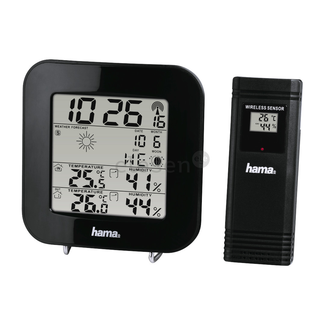 Hama EWS-200, black - Weather Station Item - 00186310