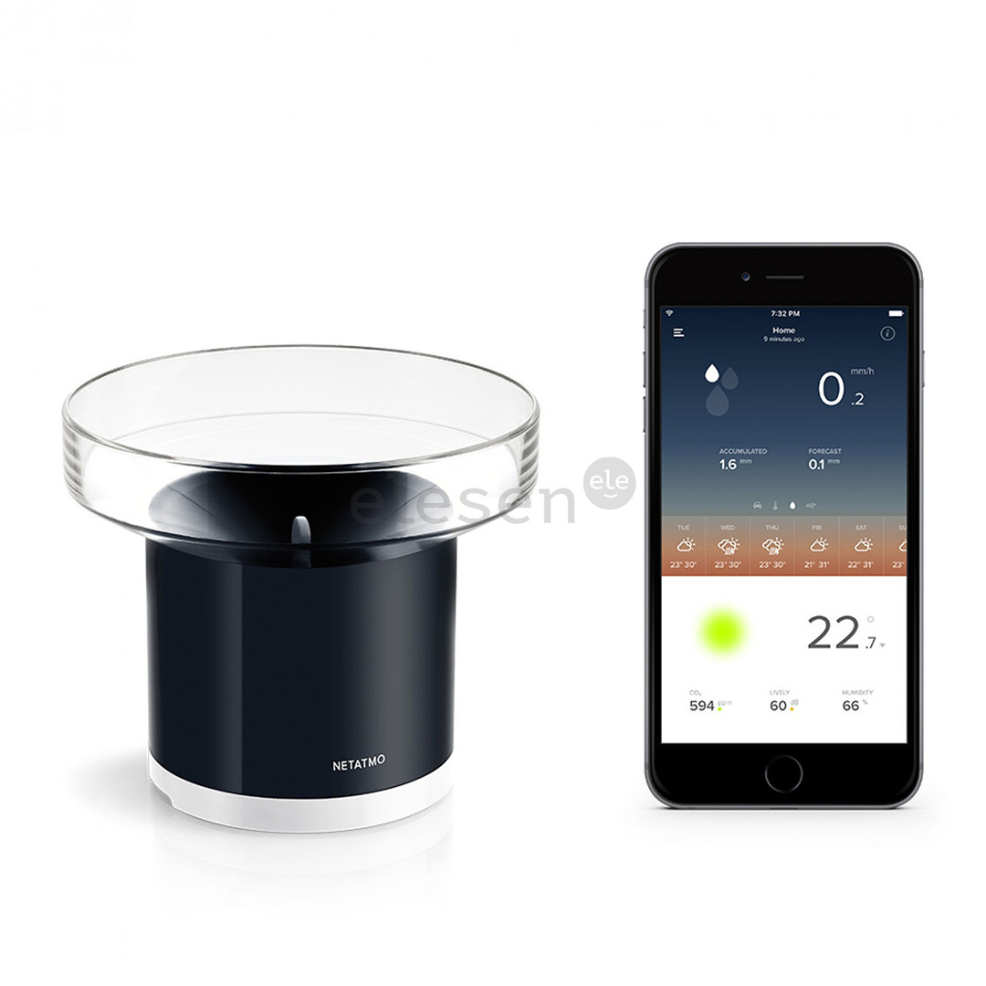 Netatmo, black - Rain Gauge Item - NRG01-WW