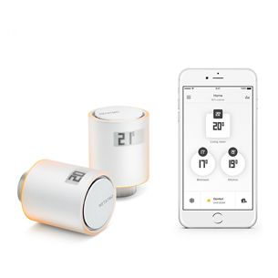 Netatmo Smart Radiator Valves Starter Pack, белый - Комплект термостатов для радиатора Товар - NVP-EN
