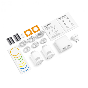 Netatmo Smart Radiator Valves Starter Pack, белый - Комплект термостатов для радиатора Товар - NVP-EN