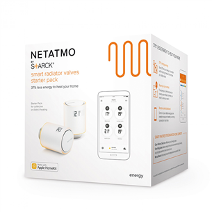 Netatmo Smart Radiator Valves Starter Pack, белый - Комплект термостатов для радиатора Товар - NVP-EN
