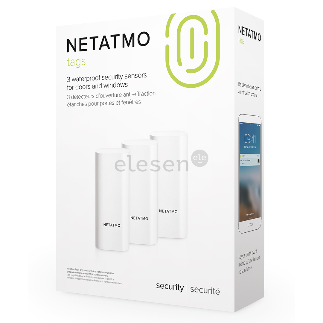 Netatmo, 3 pcs, white - Smart Door And Window Sensors Item - DTG-EC