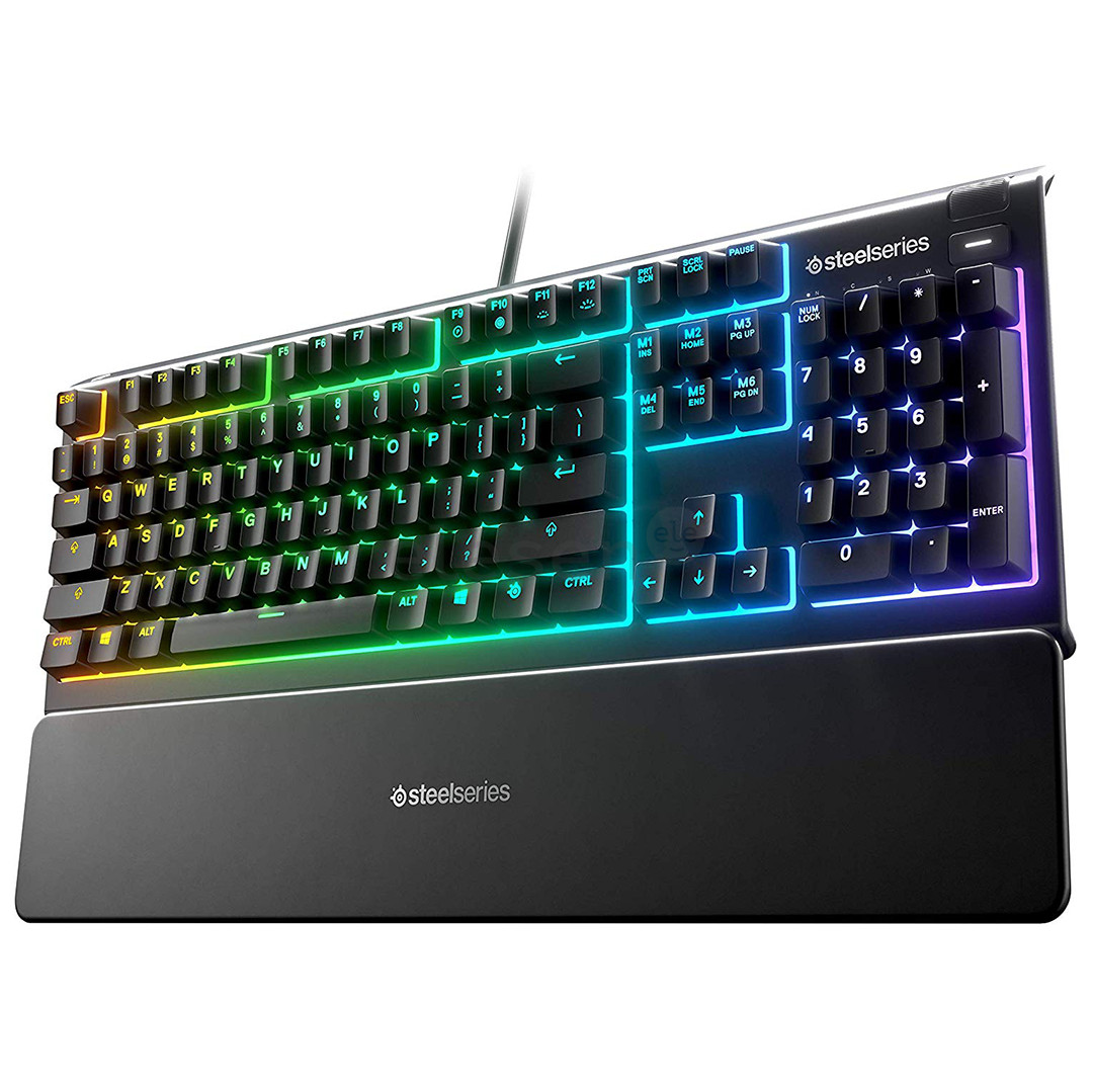 Klaviatūra SteelSeries Apex 3, Nordic Prekė - 64803