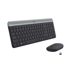 Logitech MK470 Slim Combo, US, black - Wireless Desktop Item - 920-009204 920-009204