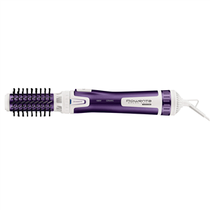 Rowenta Brush Activ Volume & Shine, 1000 Вт, белый/фиолетовый - Фен-щетка Товар - CF9530 CF9530
