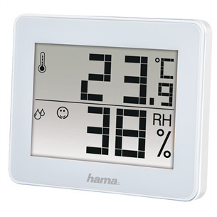 Hama TH-130, white - Thermo-hygrometer Item - 00186360 00186360