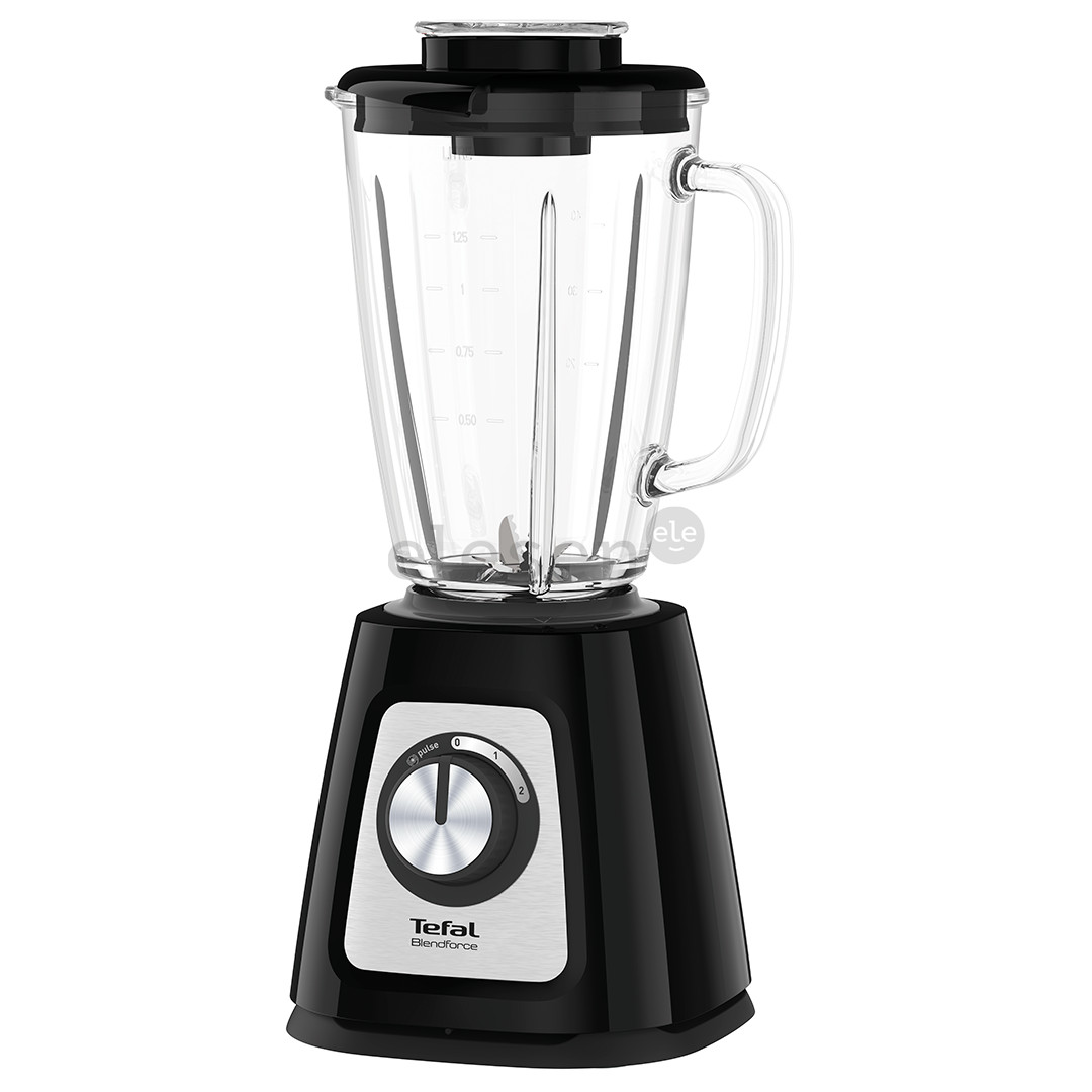 Tefal Blendforce Glass, 800 W, 1.25 L, black - Blender Item - BL435831