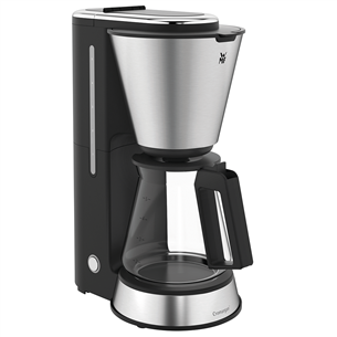 WMF KITCHENminis Aroma, резервуар для воды 0,625 л, черный/нерж. сталь - Кофеварка Товар - 412270011