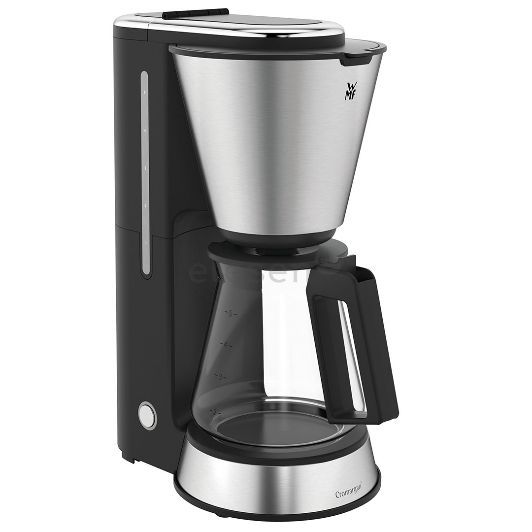 WMF KITCHENminis Aroma, резервуар для воды 0,625 л, черный/нерж. сталь - Кофеварка Товар - 412270011