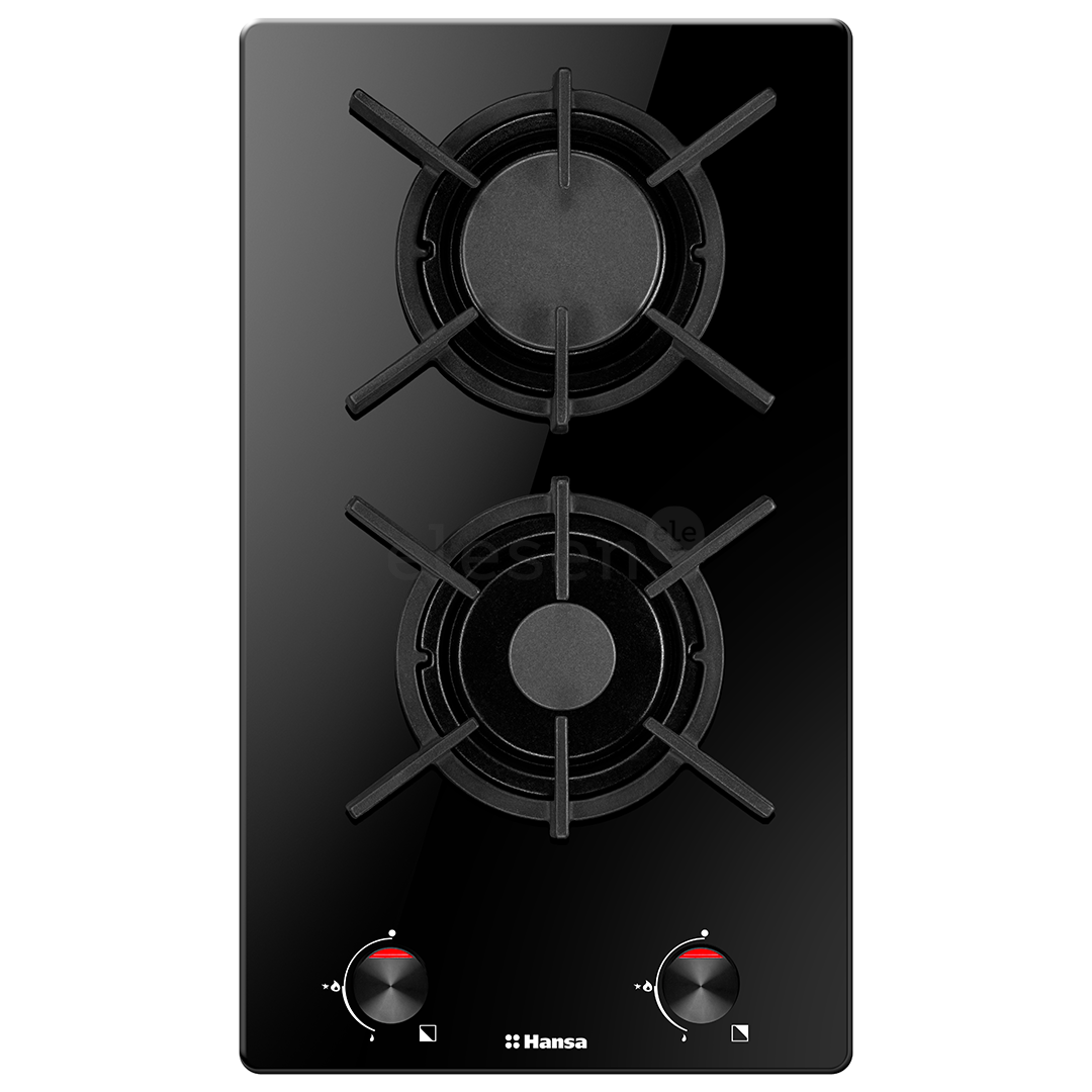 Hansa, ширина 30 см, черный - Интегрируемая газовая варочная панель Товар - BHKS310300