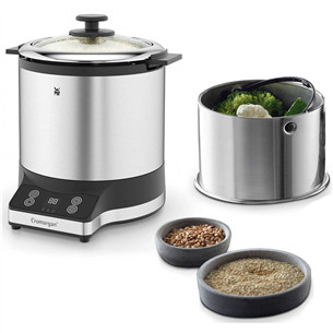 WMF KITCHENminis, 1 L, 220 W, inox/black - Rice cooker Item - 415260011