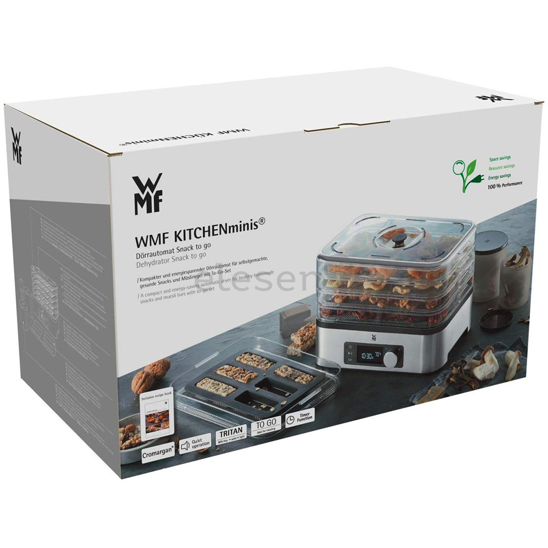 WMF KITCHENminis Snack-to-Go, 220 W - Vaisių ir daržovių džiovyklė
