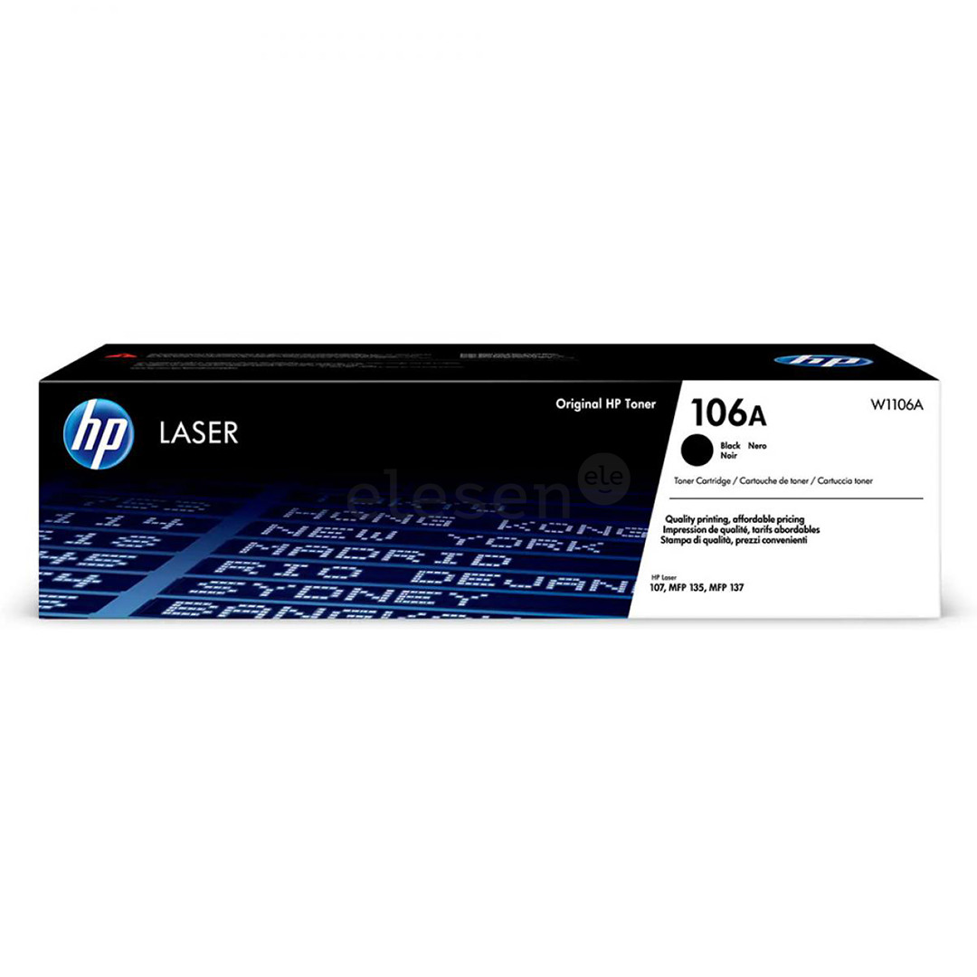 Toner HP 106A (black) Item - W1106A
