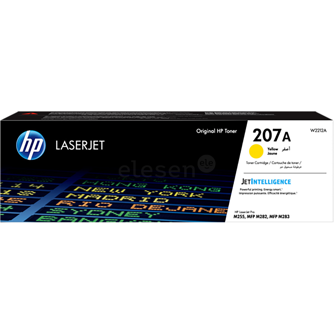 Spausdintuvo kasetė HP 207A, Geltona Prekė - W2212A