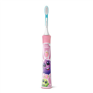 Philips Sonicare Kids Bluetooth, baltas/rožinis - Elektrinis dantų šepetėlis