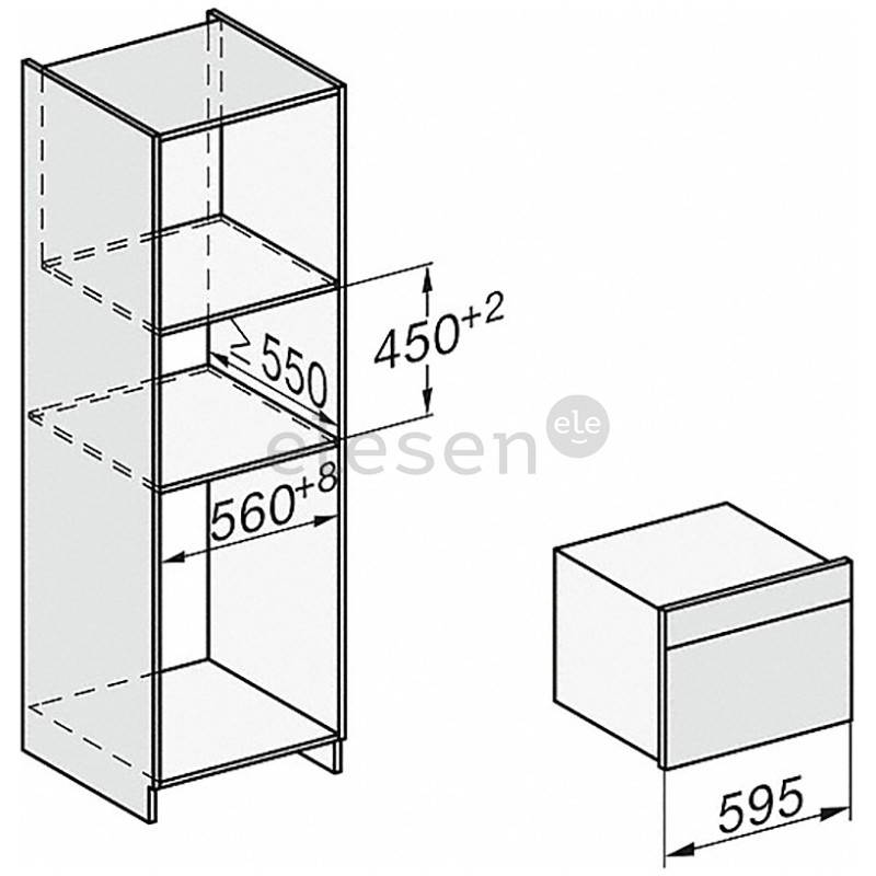 Įmontuojama orkaitė Miele Prekė - H7240BM