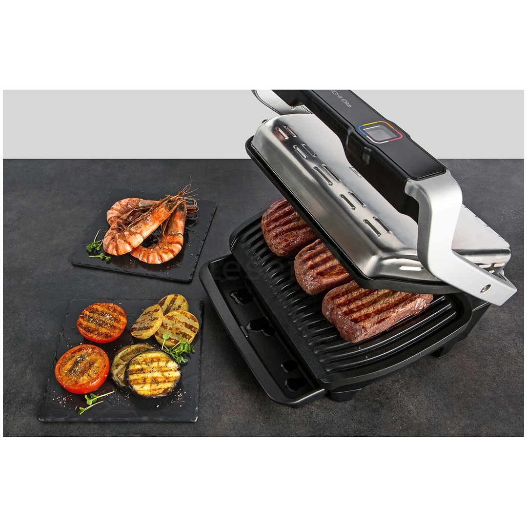 Tefal OptiGrill Elite, 2000 W, black/inox - Table grill Item - GC750D