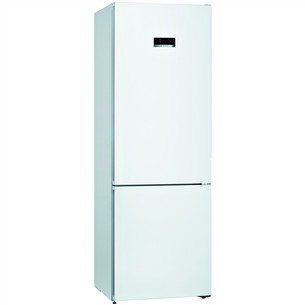 Bosch, NoFrost, 438 L, aukštis 203 cm, baltas - Šaldytuvas KGN49XWEA