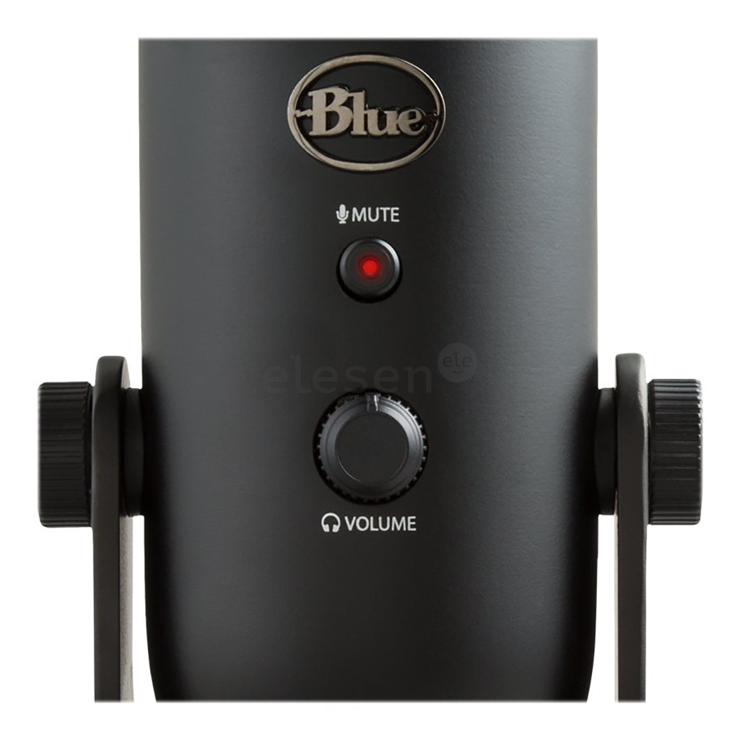 Mikrofonas Blue Yeti, USB, Juodas