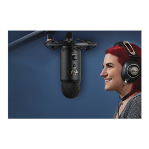 Mikrofonas Blue Yeti, USB, Juodas