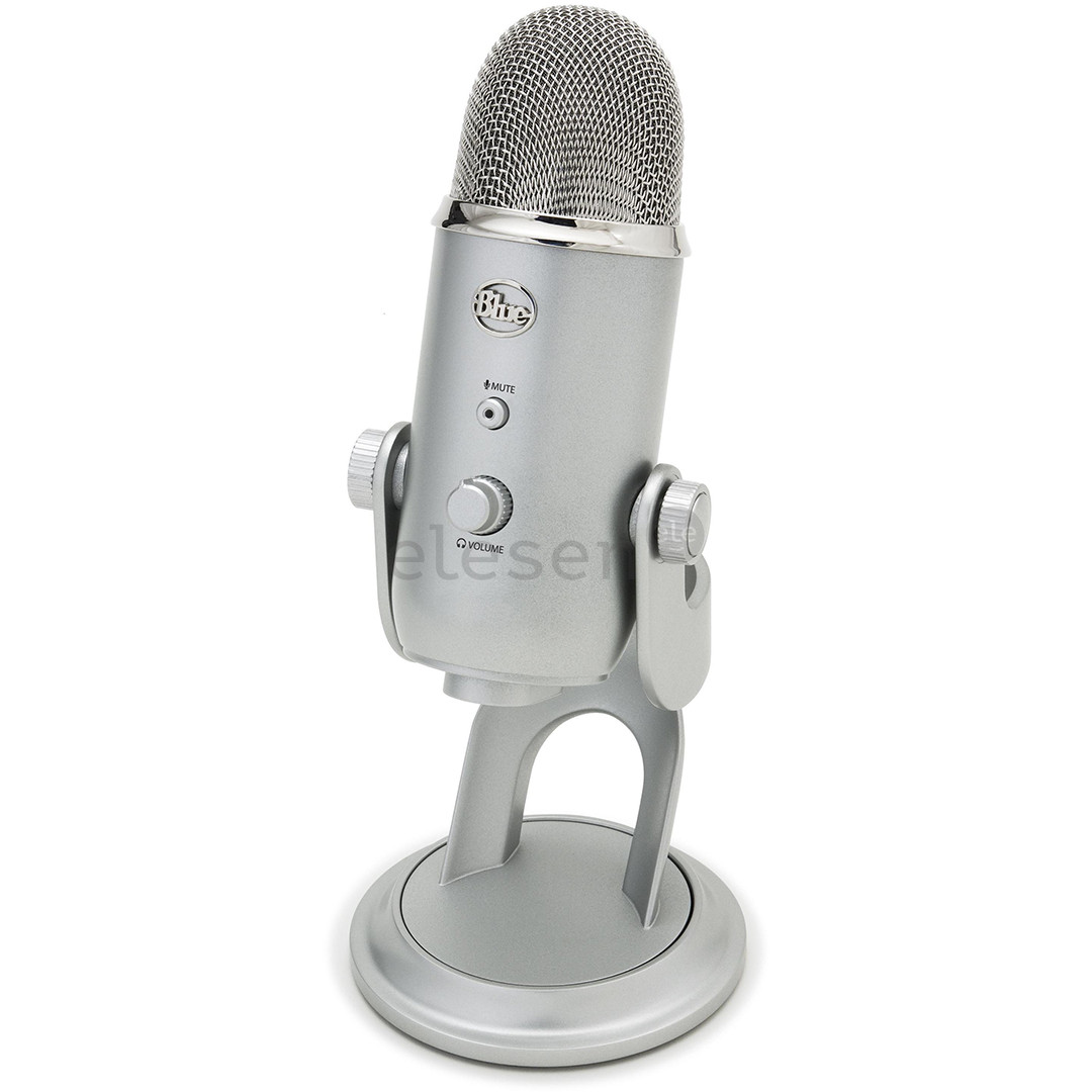 Blue Yeti, USB, серебристый - Микрофон Товар - 988-000238