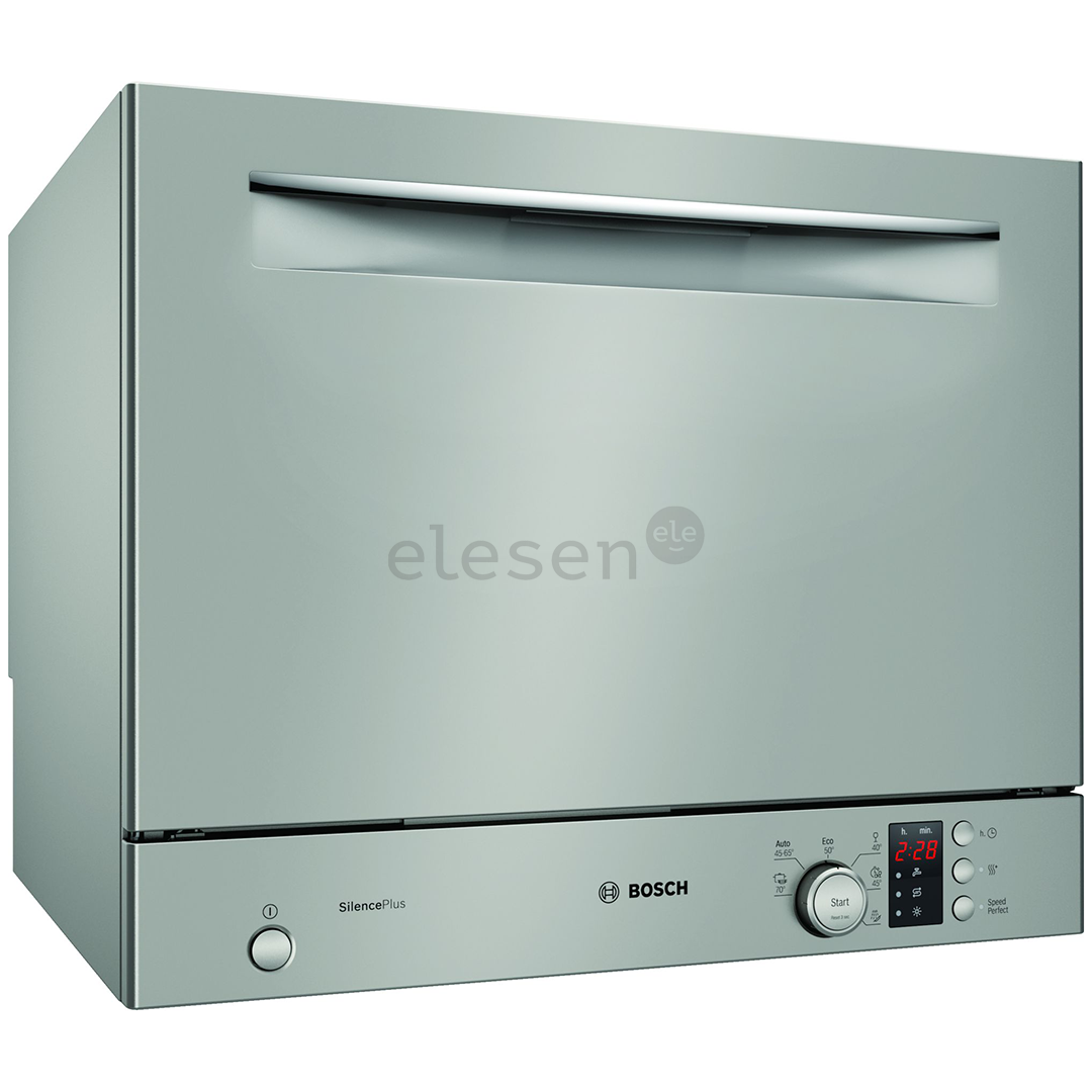 Bosch, 6 place settings, inox - Compact Dishwasher
