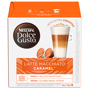 Kavos kapsulės Nescafe Dolce Gusto Caramel Latte Macchiato Prekė - 7613037788884 7613037788884