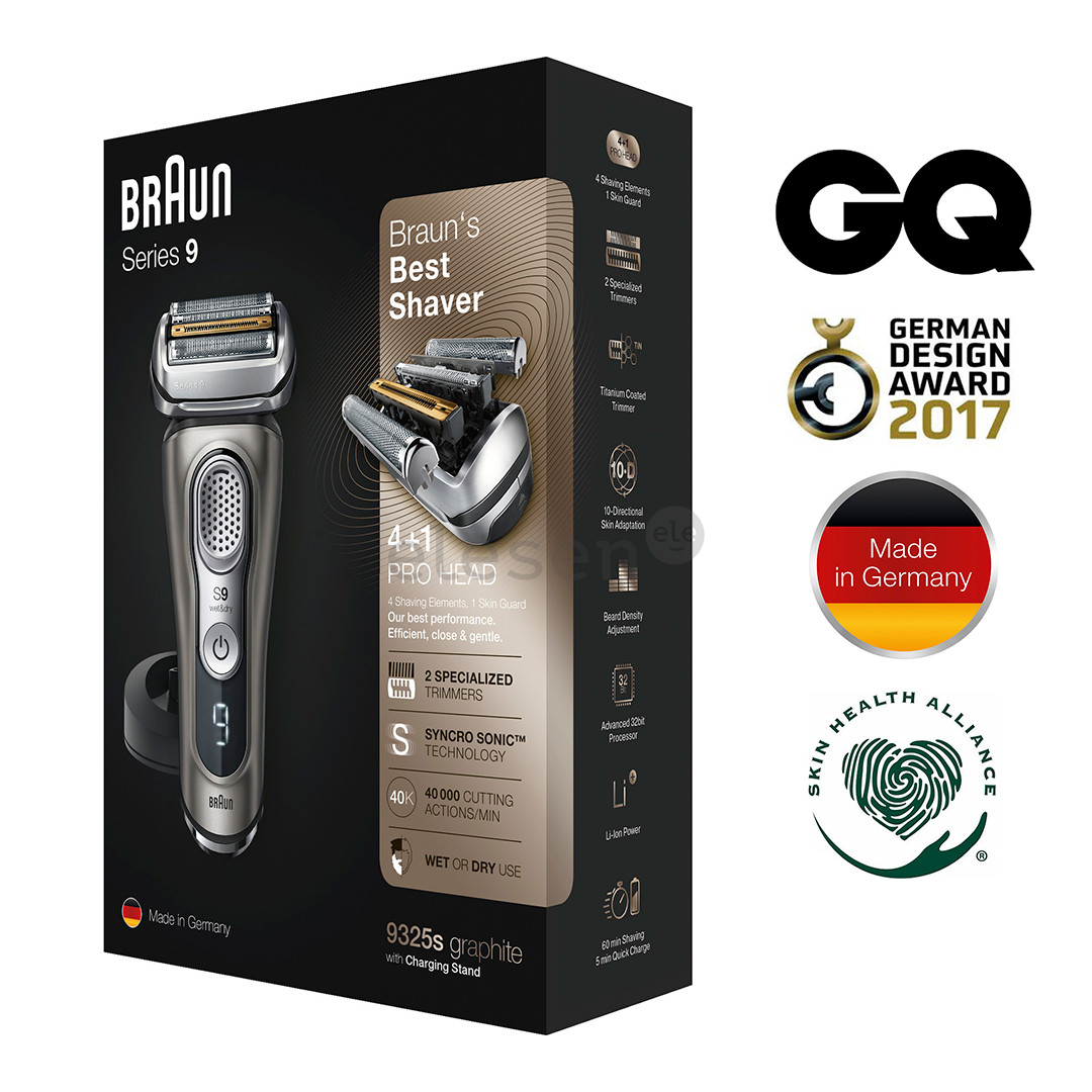 Braun Series 9 Wet & Dry, silver/black - Shaver