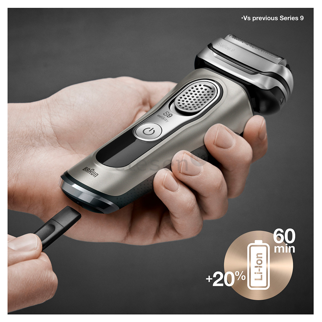 Braun Series 9 Wet & Dry, silver/black - Shaver