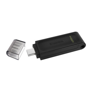 Kingston DataTraveler 70, USB-C, 128 GB, black - USB memory stick
