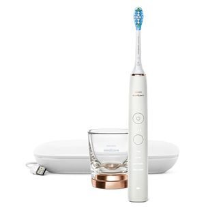Elektrinis dantų šepetėlis Philips Sonicare DiamondClean 9000, balta, Prekė - HX9911/94 HX9911/94