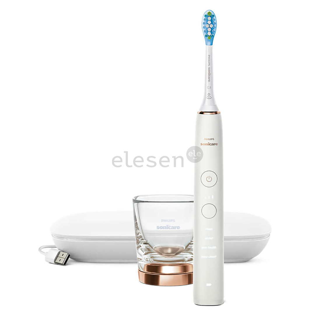 Philips Sonicare DiamondClean 9000, travel case, white/copper - Electric toothbrush