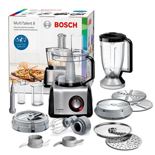 Bosch MultiTalent 8, 3.9 L/1.5 L, 1250 W, grey - Food processor Item - MC812M865