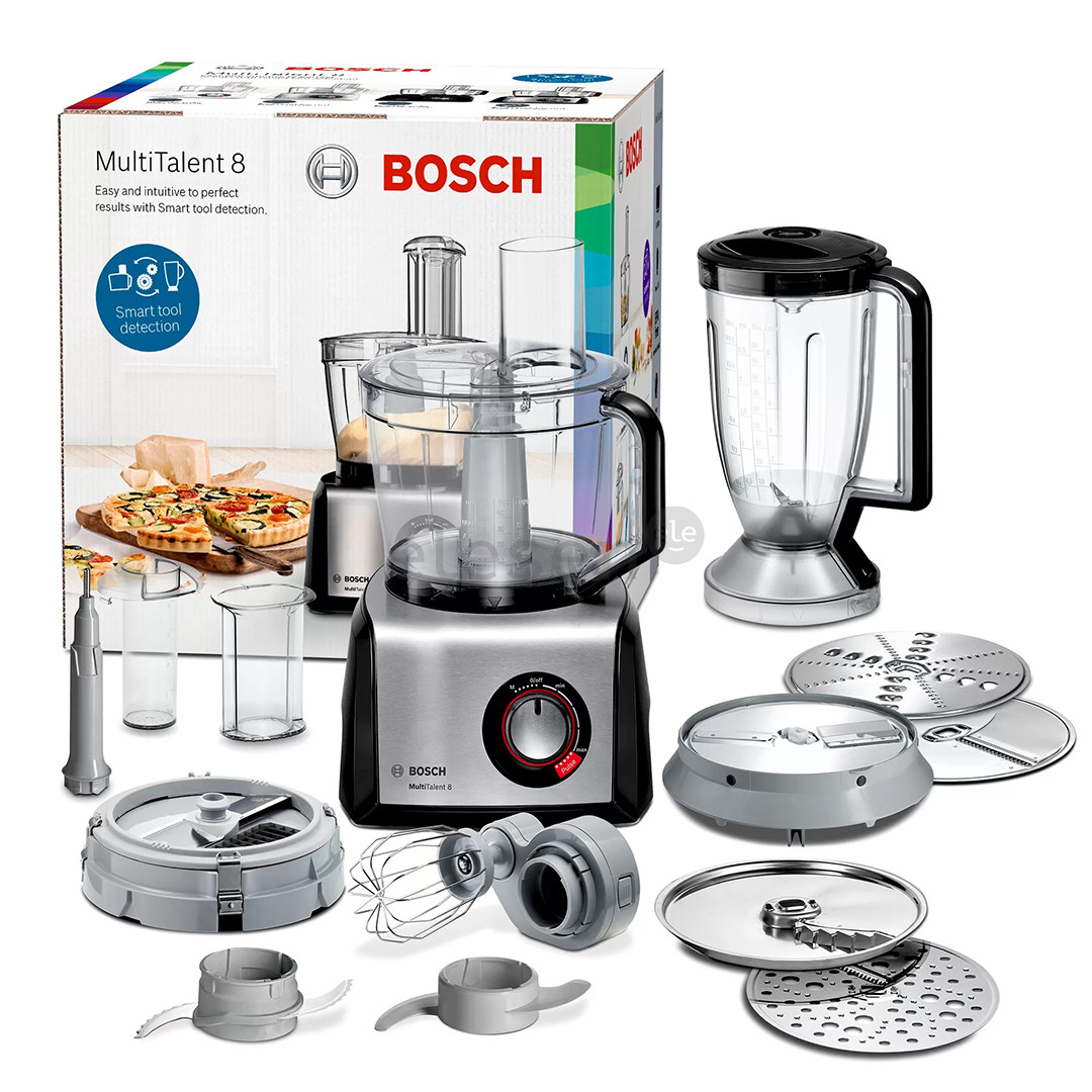 Bosch MultiTalent 8, 3.9 L/1.5 L, 1250 W, grey - Food processor Item - MC812M865