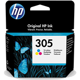 Rašalo kasetė Ink HP 305, Spalvota Prekė - 3YM60AE#UUS