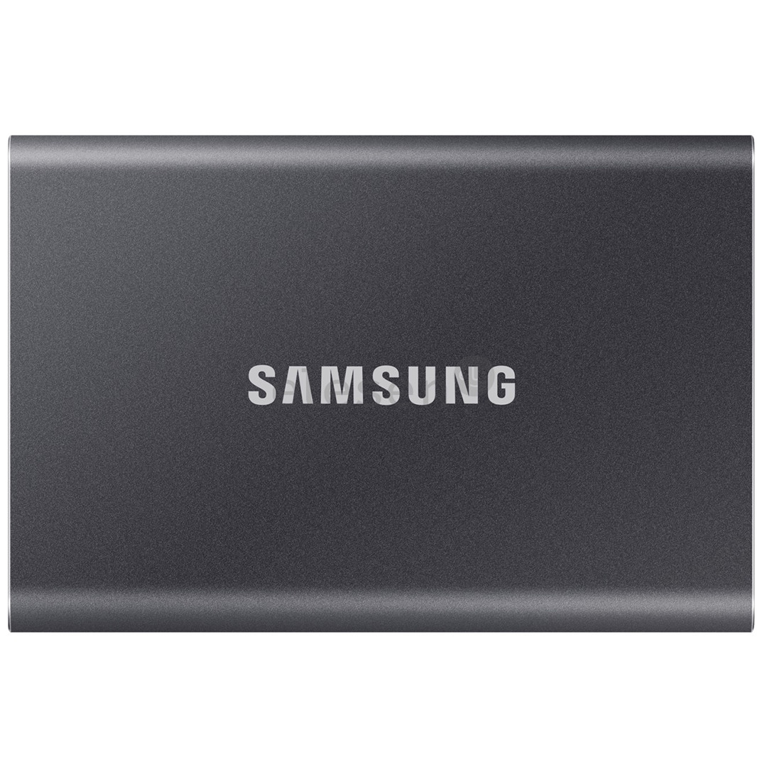 Samsung T7, 1 TB, USB 3.2, gray - Portable SSD Item - MU-PC1T0T/WW