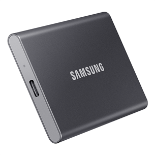 Išorinis diskas SSD Samsung T7 1TB, USB 3.2, Pilkas Prekė - MU-PC1T0T/WW
