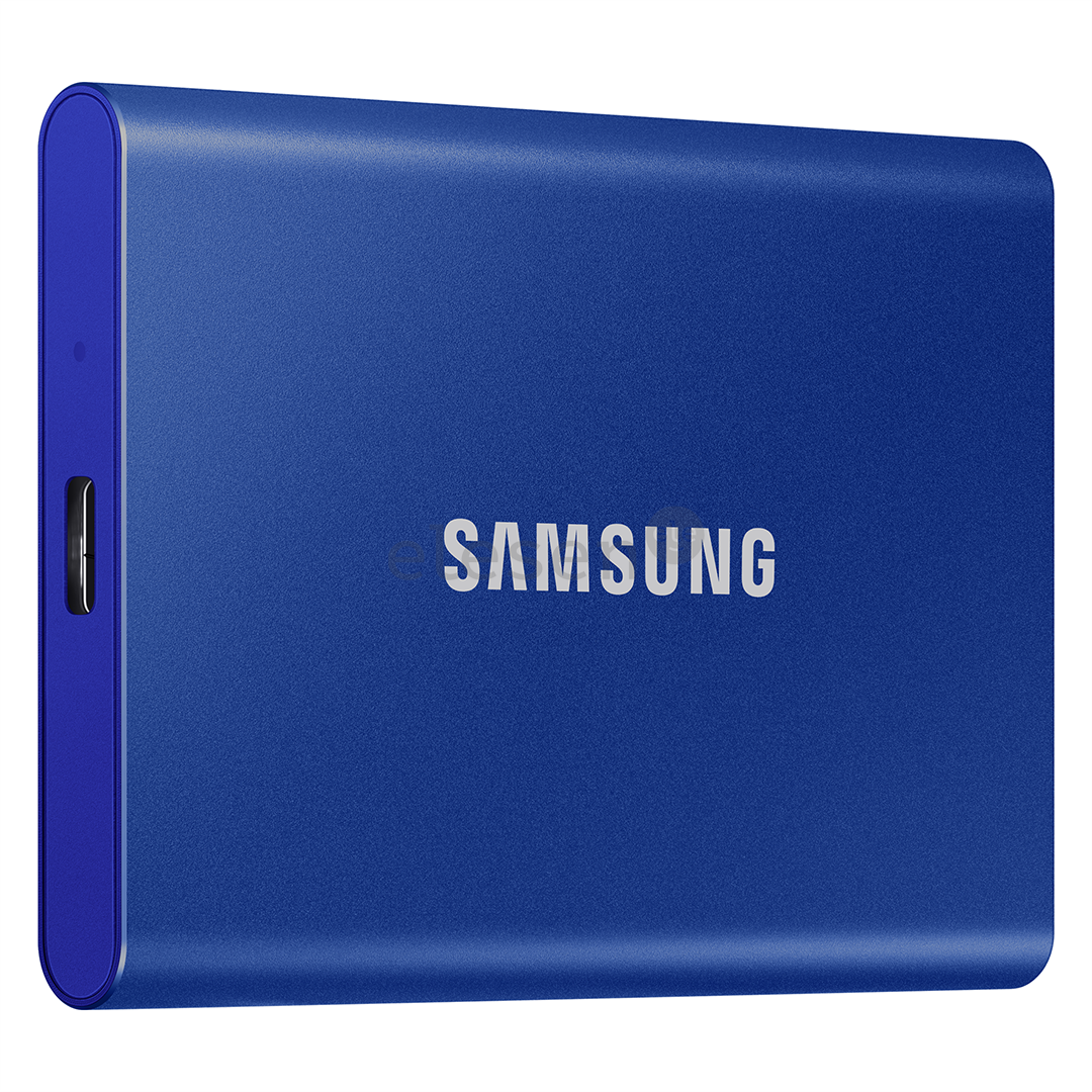 Samsung T7, 500 GB, USB 3.2, blue - Portable SSD Item - MU-PC500H/WW