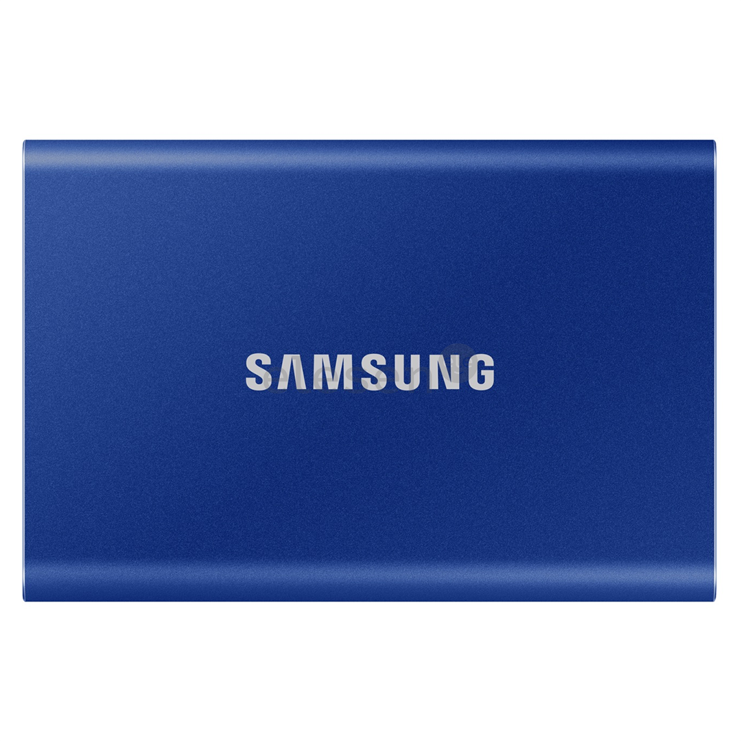 Samsung T7, 500 GB, USB 3.2, blue - Portable SSD Item - MU-PC500H/WW