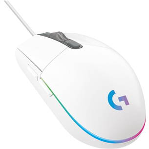 Pelė Logitech G102 LightSync, Balta Prekė - 910-005824 910-005824