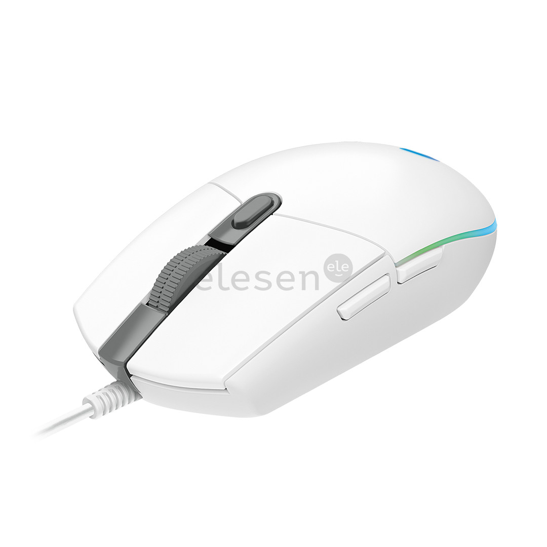 Logitech G102 LightSync, balta - Pelė