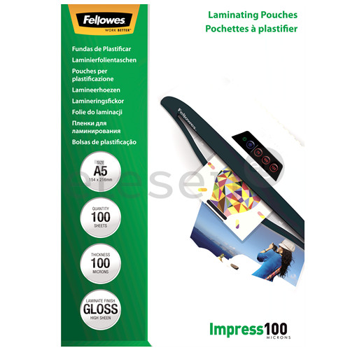 Fellowes Laminating pouches A5 - Laminating pouches